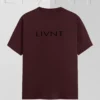 LIVNT Maroon Logo T-Shirt – Front View
