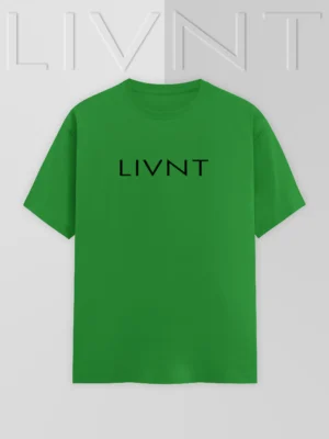 LIVNT Flag Green Logo T-Shirt – Front View