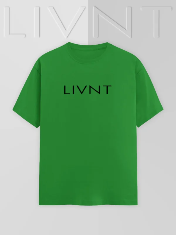 LIVNT Flag Green Logo T-Shirt – Front View