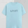 LIVNT Pixel T-Shirt in Cloud Cache – Light Blue Cotton Tee