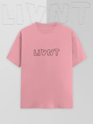 LIVNT Pixel T-Shirt in Flamingo Byte – Pink Unisex Retro Streetwear